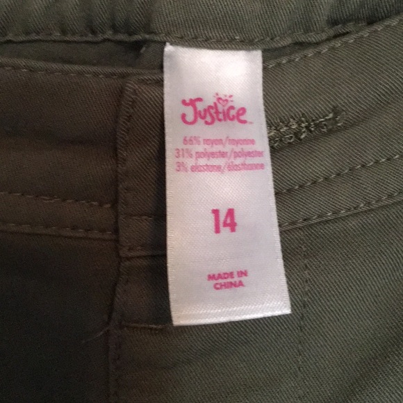 Justice cargo pants for kids - Picture 3 of 3